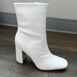 White sock booties